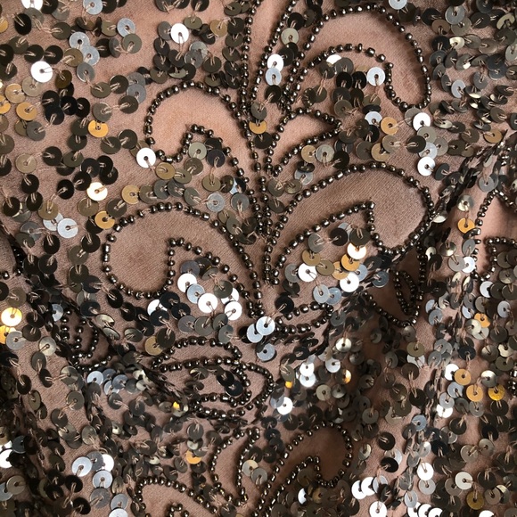 Prom Dress/Gown Mauve and Silver - Picture 7 of 8